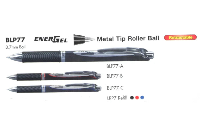 Pentel Energel Permanent 07 Metal Tip