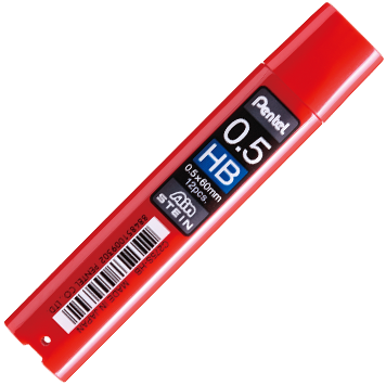 Pentel Ain Stein Leads 0.5mm Hb 12 Leads Per Tube