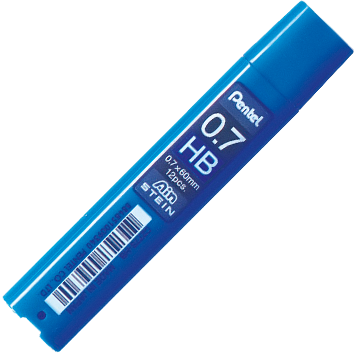 Pentel Ain Stein Leads 0.7mm Hb 12 Leads Per Tube
