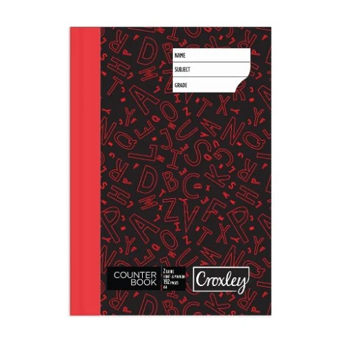 Croxley Eco 2Q F&amp;M Black With Print Pk 20