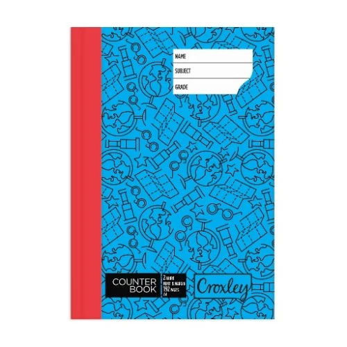 Croxley Eco 2Q F&amp;M Black With Print Pk 20