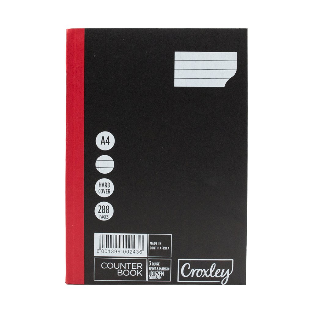 Croxley JD162 3-Q 288 Pg Ruled F&amp;M A4