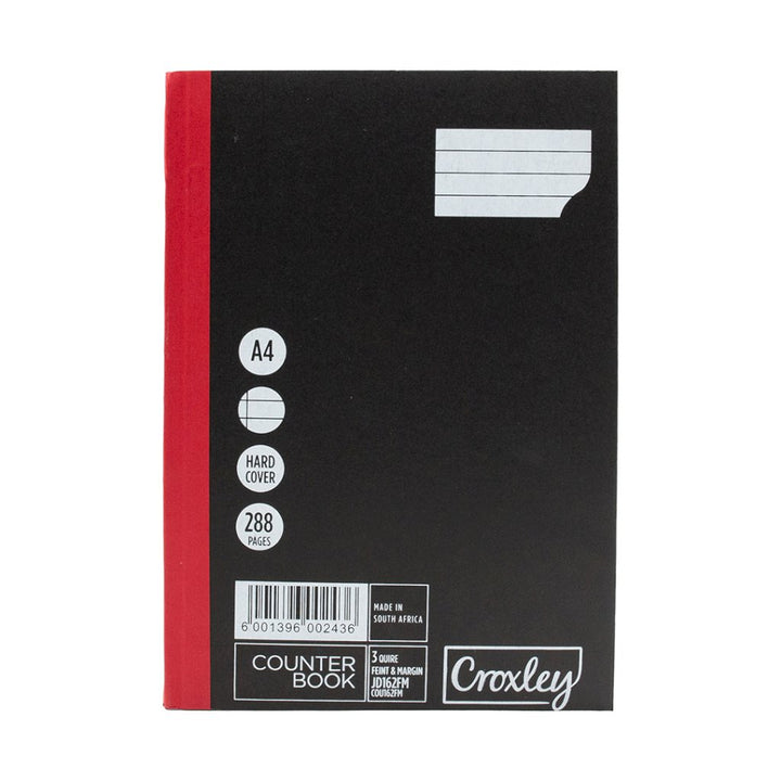 Croxley JD162 3-Q 288 Pg Ruled F&amp;M A4