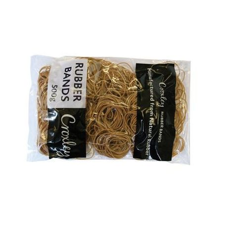 Croxley 75% Crepe Rubber Bands Bag 100g