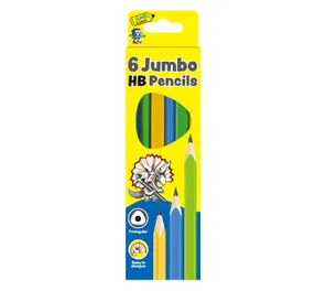Bantek Triangular 6 Jumbo Pencils - PENC 051