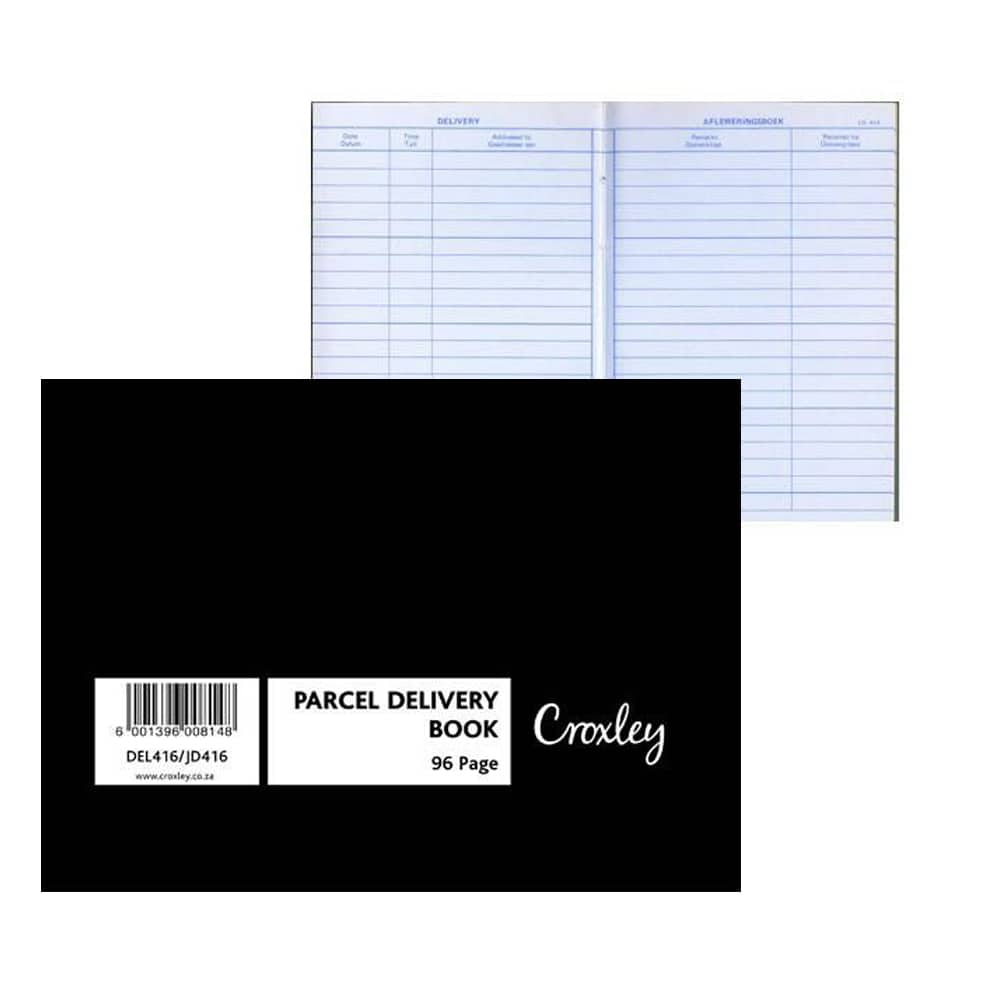 JD416 Parcel Delivery Book 96Pg 147x203mm Pk10 - DEL416