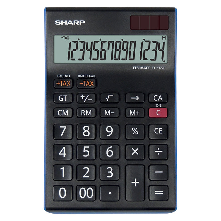 Sharp electronic calculator -EL 145 T - BL