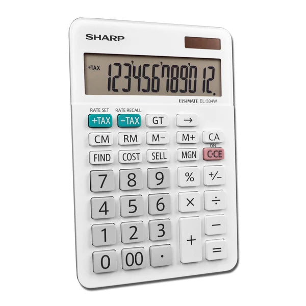 Sharp electronic calculator -EL334WB