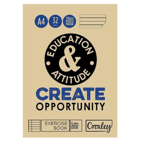 Croxley JD267 A4 32 Pg 17mm Ruled &amp;amp - EXE267-17MM