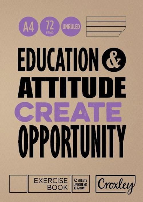 Croxley JD328 A4 72 Pg Unruled Pk10