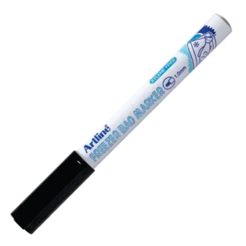 Artline EK 770 Permanent Freezer Bag Marker 1.0mm Black - EK770-BK