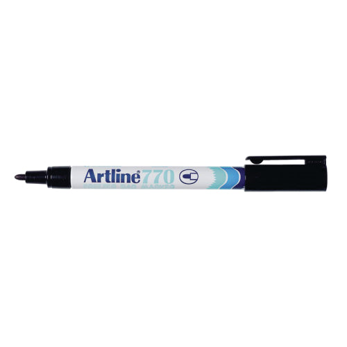 Artline EK 770 Permanent Freezer Bag Marker 1.0mm Black - EK770-BK