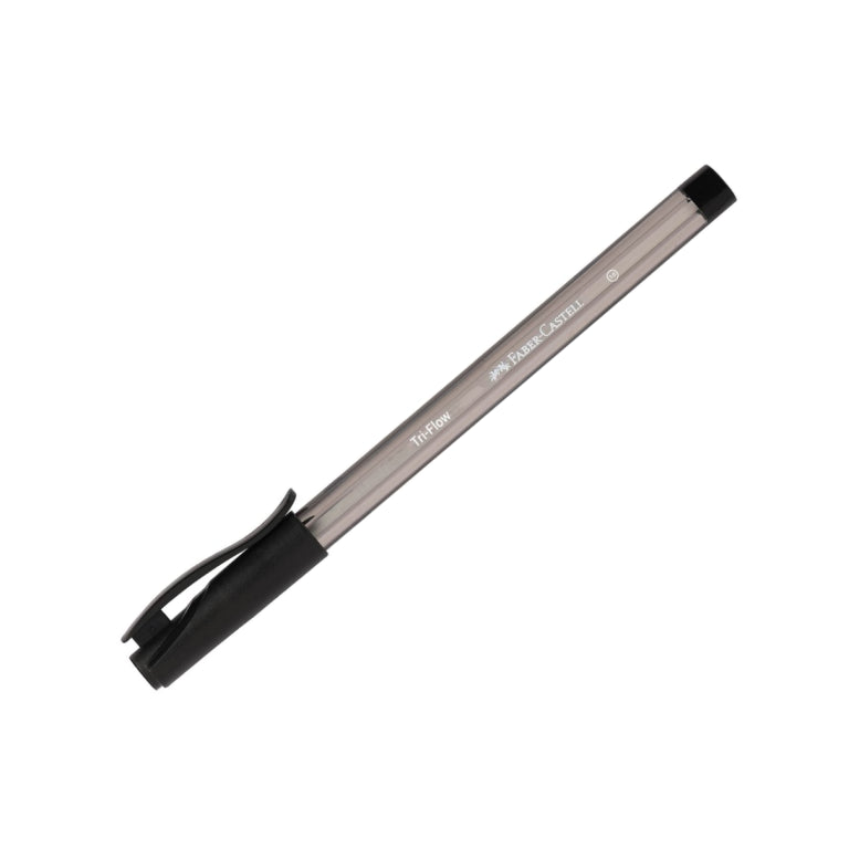 Faber-Castell Polybag X4 Tri Flow Ball Pen Black - AP1433994