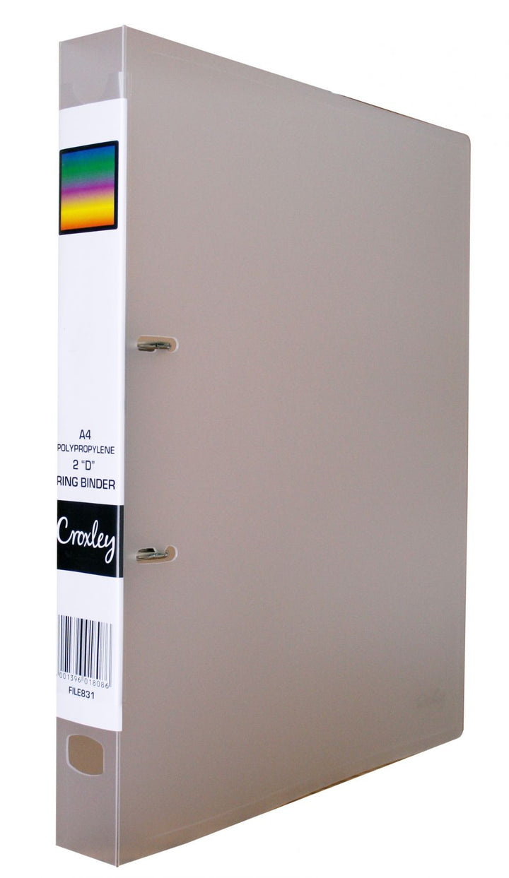Croxley 2D PP Ring Binder Each Each