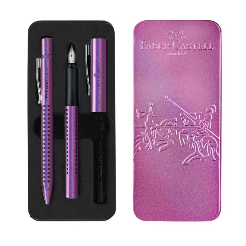 Fountain pen M/Ballpoint pen set Grip Edition Glam violet - A201534