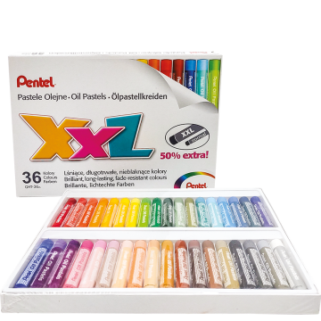 Pentel Xxl Oil Pastels Colour Set