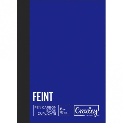 Croxley - A5 Feint Pen Carbon Book - Duplicate (JD22) - P/C 122