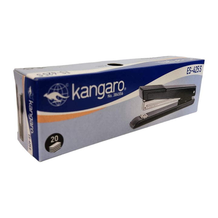KANGARO ES-425s Office Metal Stapler Full-Strip 20 Sheet – Black - ES-425S