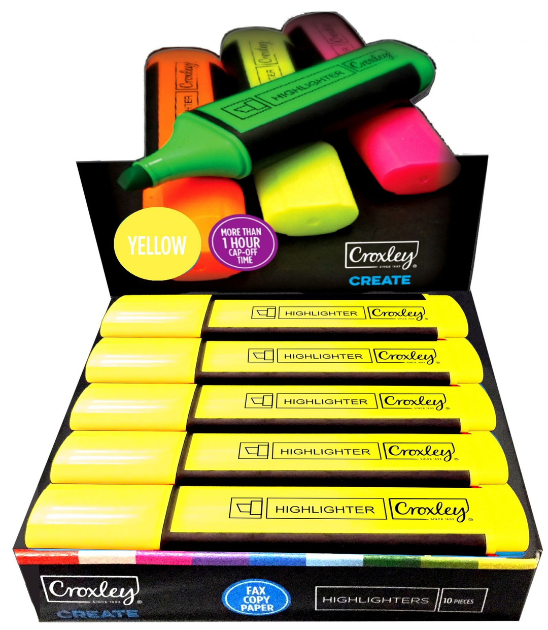 Croxley Create Highlighters Box of 10