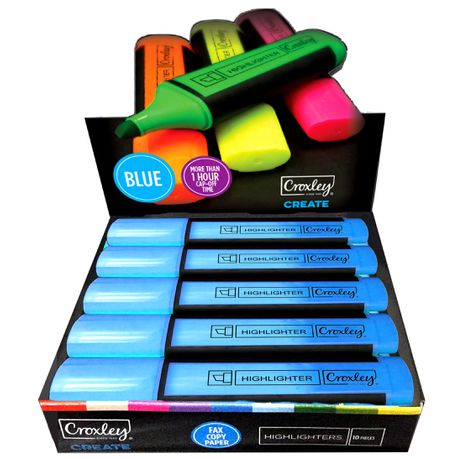 Croxley Create Highlighters Box of 10