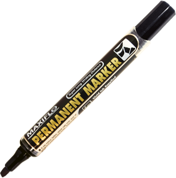 Pentel Maxiflo Permanent Marker Chisel Tip