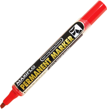 Pentel Maxiflo Permanent Marker Chisel Tip