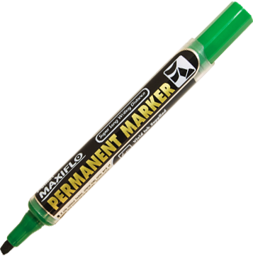 Pentel Maxiflo Permanent Marker Chisel Tip