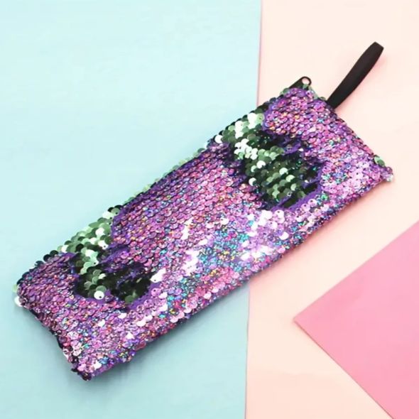 Girls Magic Reversible Sequin Pencil Case
