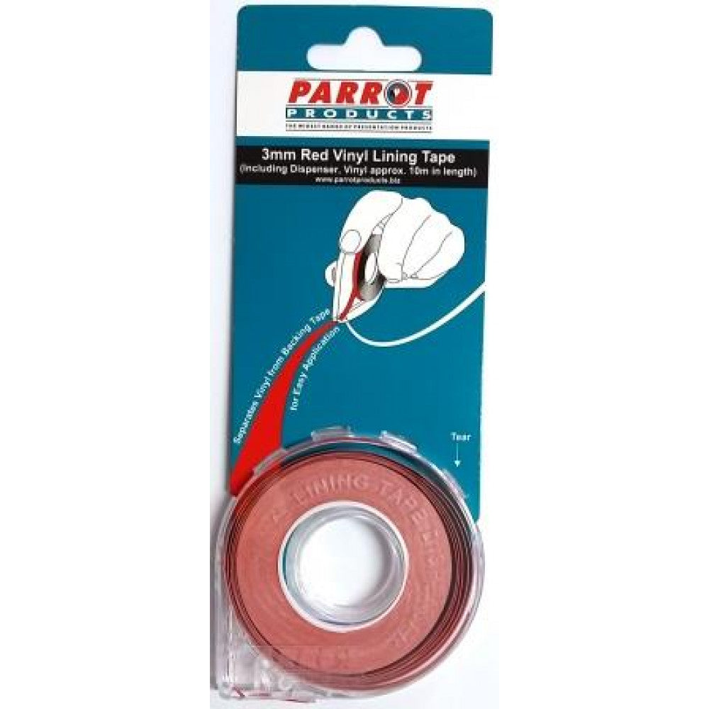 Vinyl Lining Tape (10 Meters - 6mm - RED