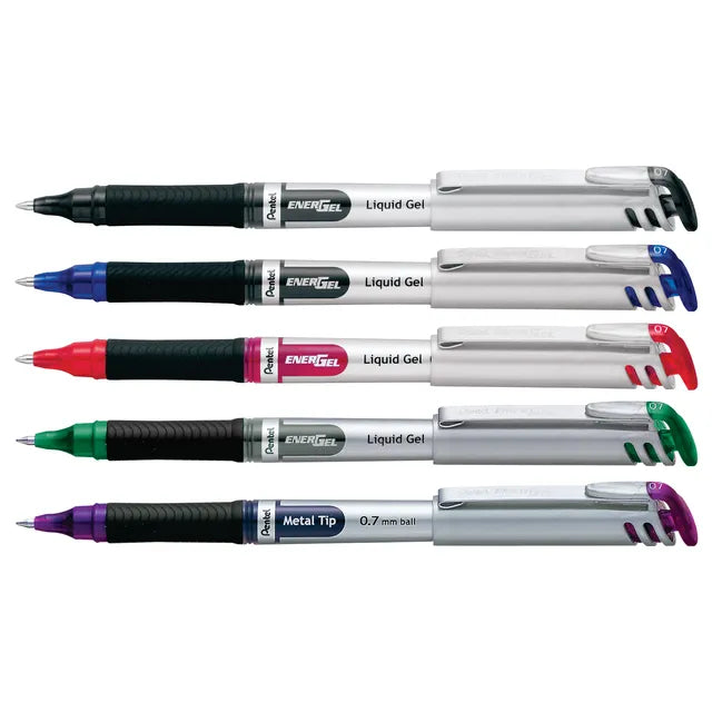 Pentel Energel Metal Tip Gel Rollerball Pen 0.7mm