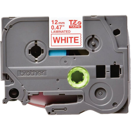 Brother TZe-232 Labelling Tape 12mm Red On White Tape - BRTZ232