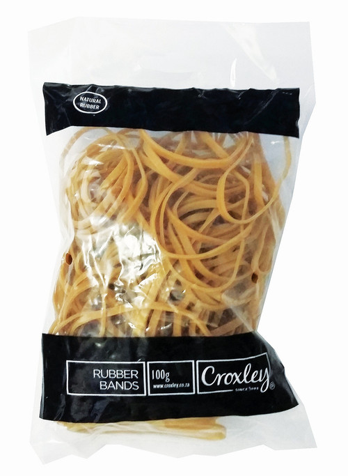 CROXLEY 75% Crepe Rubber Bands Bag 100g