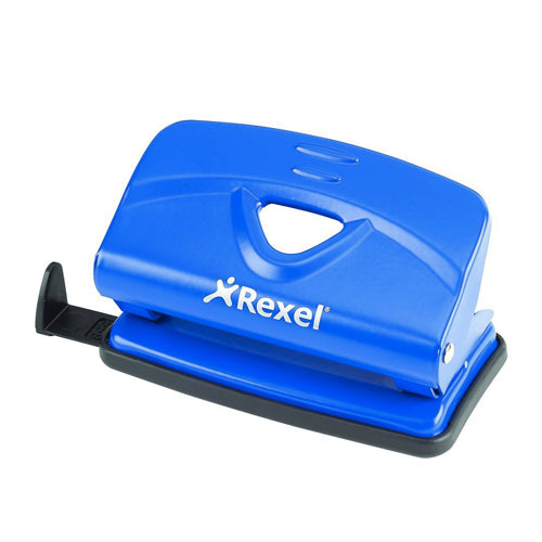 Rexel V210 2 Hole Metal 10 Sheet Punch - Blue