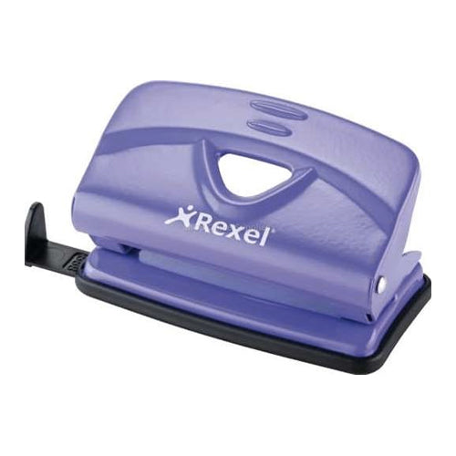 Rexel V210 2 Hole Metal 10 Sheet Punch - Purple