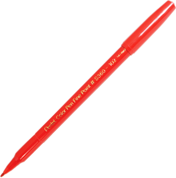 Pentel Colour Pen Fibre Tip Black 2.0mm