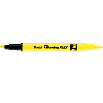 Pentel Illumina Flex Twin Tip Highlighter (1.0MM/3.5MM)