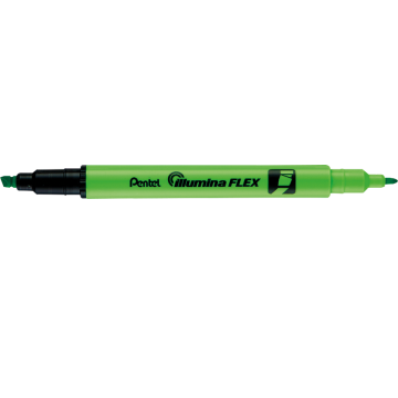 Pentel Illumina Flex Twin Tip Highlighter (1.0MM/3.5MM)