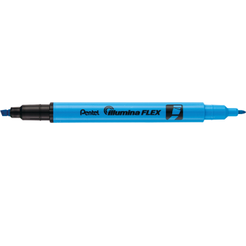 Pentel Illumina Flex Twin Tip Highlighter (1.0MM/3.5MM)