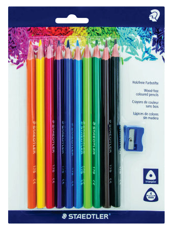 Staedtler Jumbo 10 Woodfree Colour Pencils - BTSPCL46