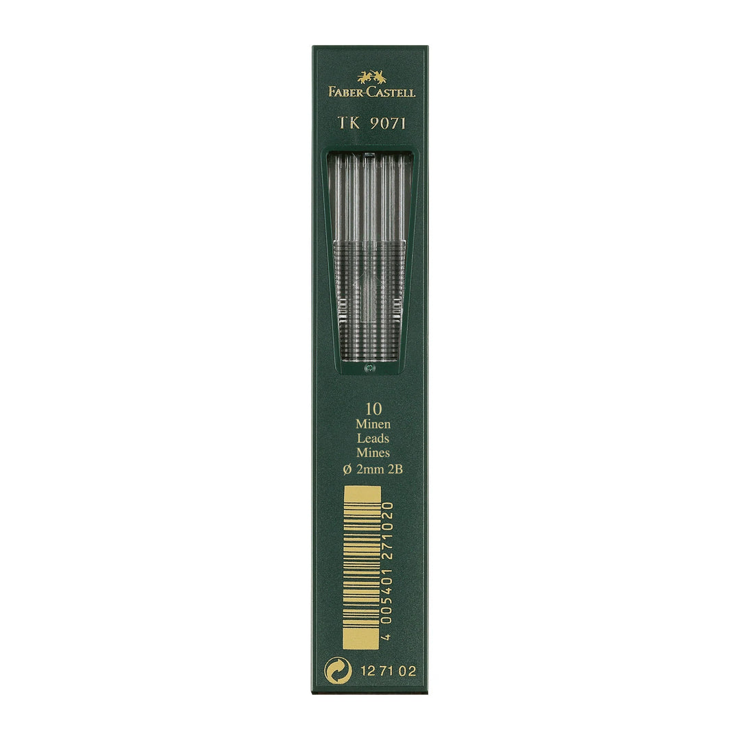 Faber-Castell TK Leads 2mm (10) 9071 (5 Tubes Per Box)