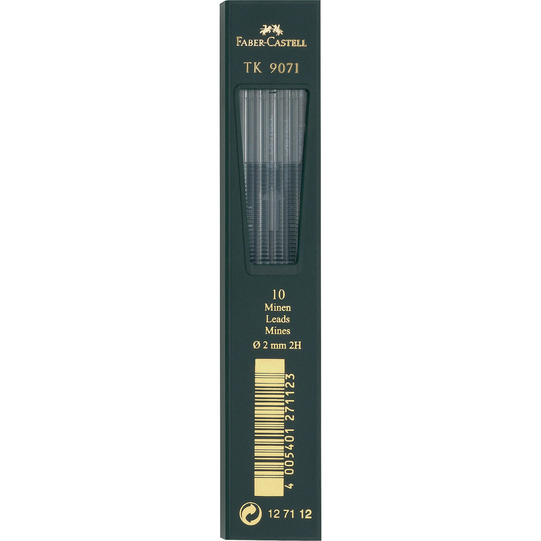 Faber-Castell TK Leads 2mm (10) 9071 (5 Tubes Per Box)