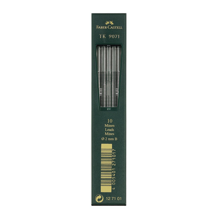Faber-Castell TK Leads 2mm (10) 9071 (5 Tubes Per Box)