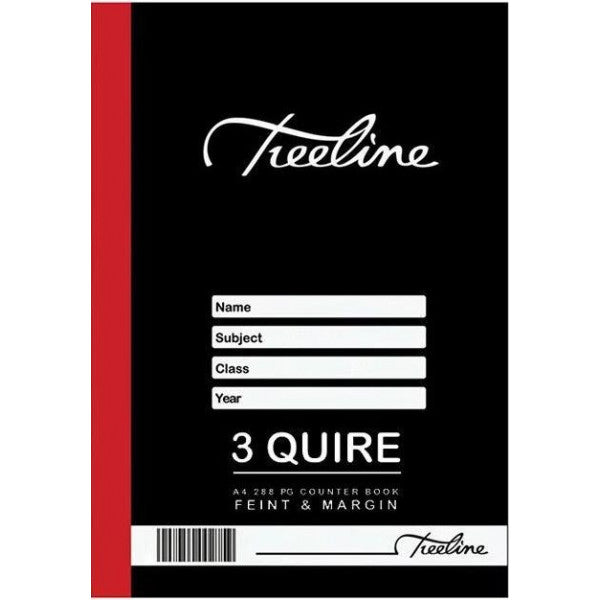 A4 Counter Book 3 Quire Feint And Margin – 288 Pages - 1025