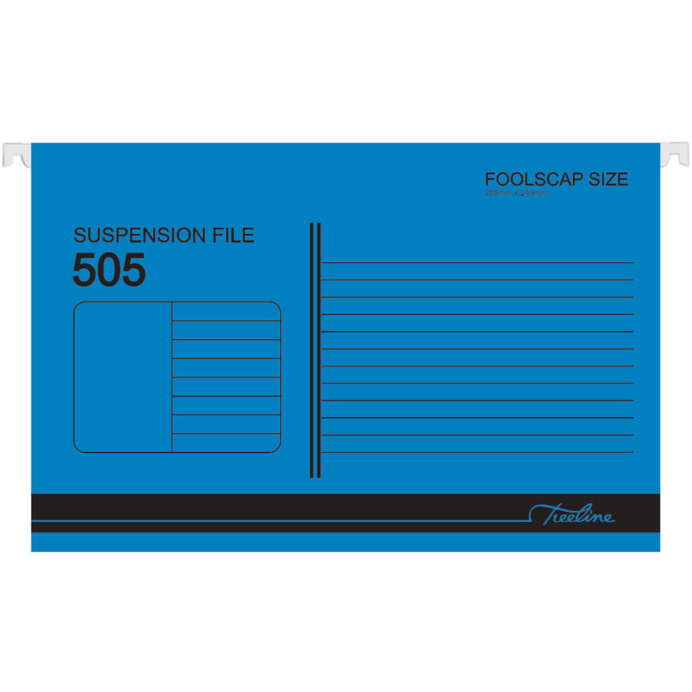 TREELINE Foolscap Suspension Files Pack of 25