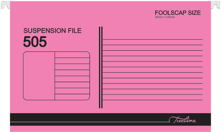 TREELINE Foolscap Suspension Files Pack of 25