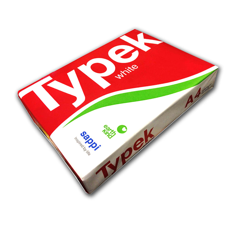 Typek: A4 White Copy Printer Paper - 1Box of 5 Reams