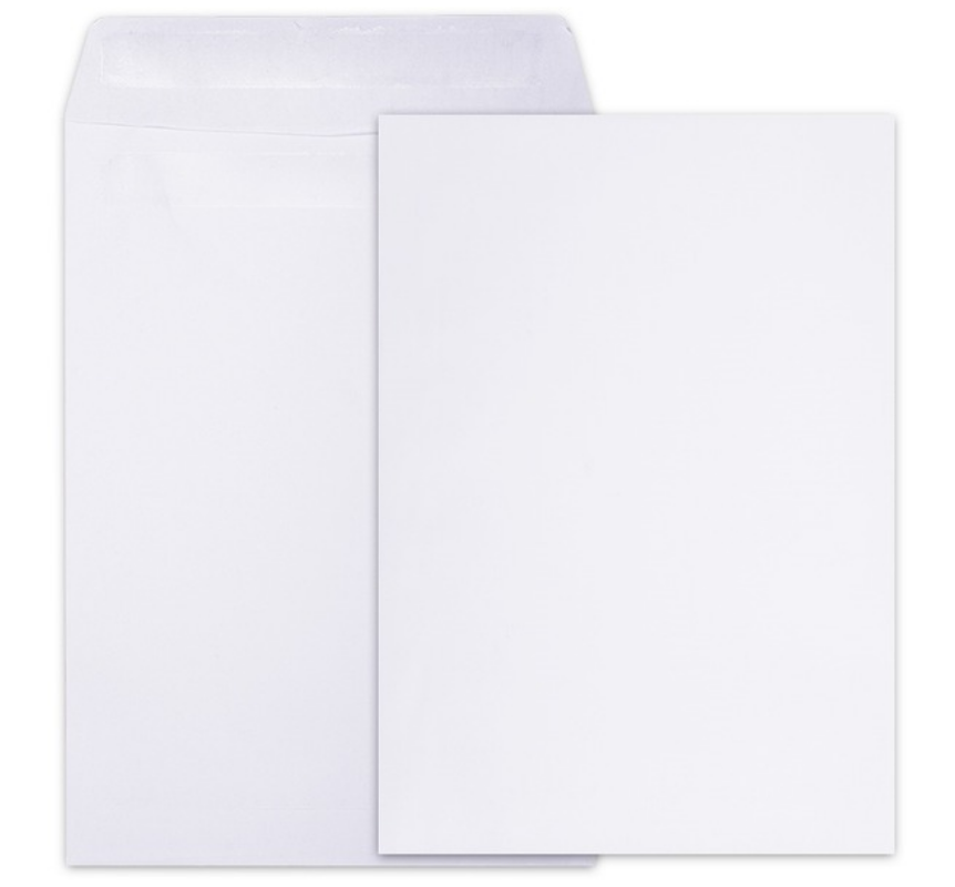 353mmx250mmWhite Plain Self Seal Envelopes B4 - ENV 9961