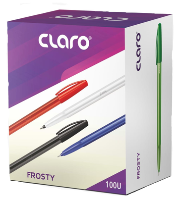 Claro Frosty 100U Ballpoint Pens - CLARO 0069D
