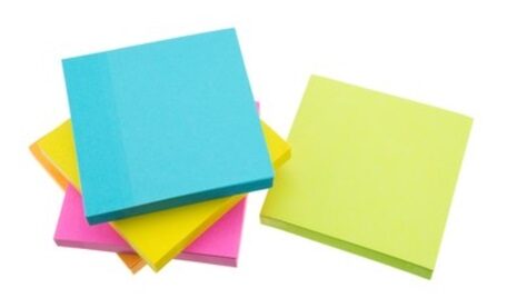 Multi Color Paper Notes 400 sheets 76mm x 76mm Bright - POS 0029