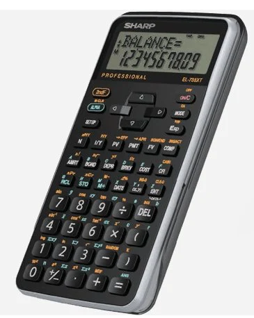 Sharp EL-738XTB Business and Financial Calculator